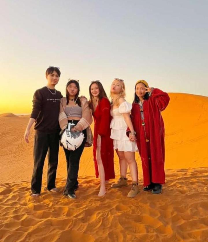 Desert Berber Fire Camp Merzouga Bagian luar foto