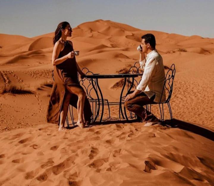 Desert Berber Fire Camp Merzouga Bagian luar foto