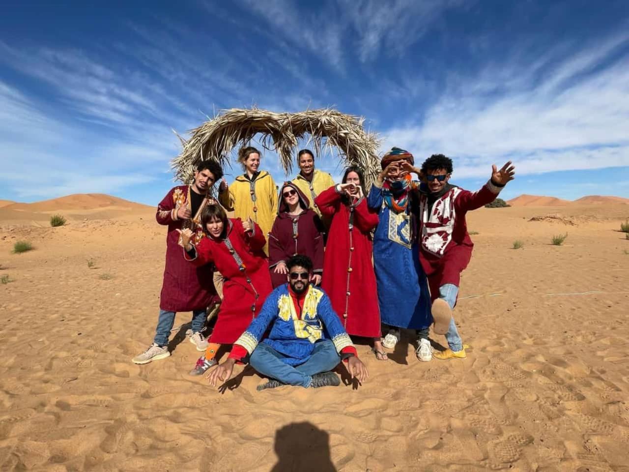 Desert Berber Fire Camp Merzouga Bagian luar foto
